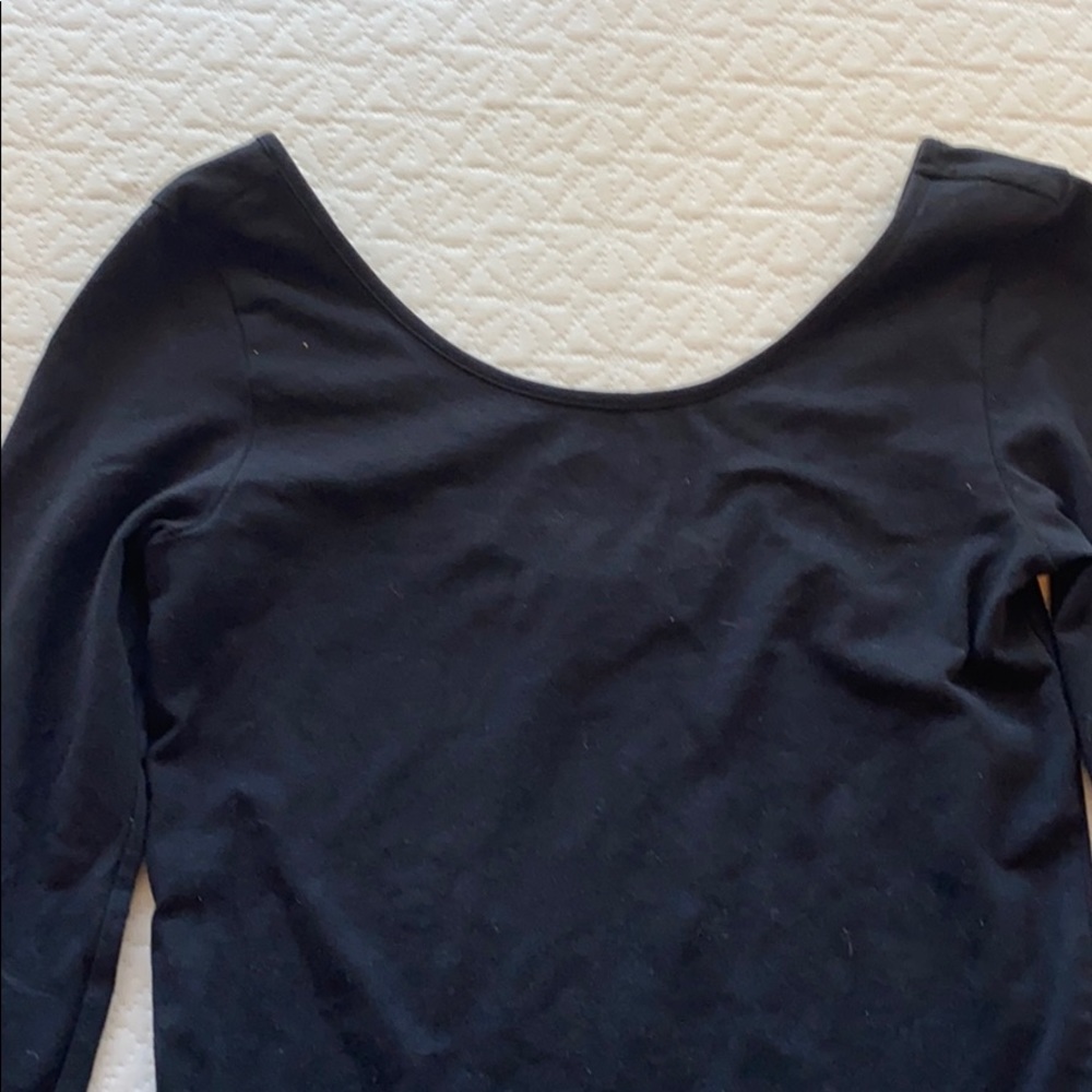 BP juniors 3/4 sleeve tight top Sz Med - Picture 2 of 6